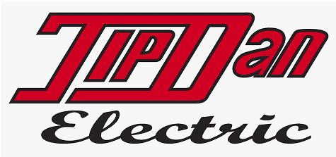 Tip Dan Electric logo in red and black.